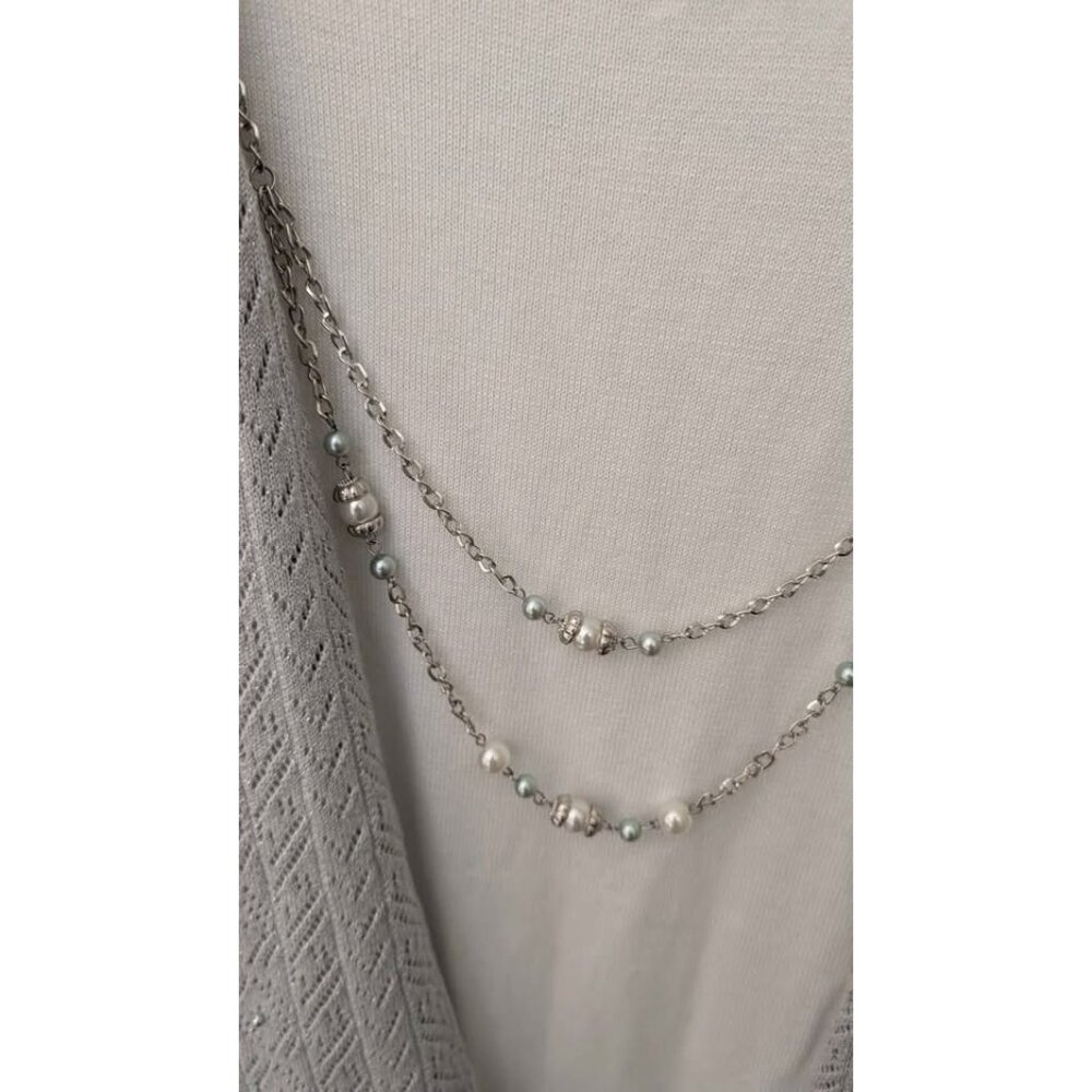 Alfred Dunner Medium Silver Sweater - Picture 2 of 5